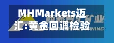 MHMarkets迈汇:黄金回调检验韧性-第2张图片