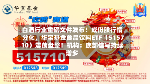白酒行业重磅文件发布！成份股行情分化，华宝基金食品饮料ETF（515710）震荡盘整！机构：底部信号持续增多-第2张图片