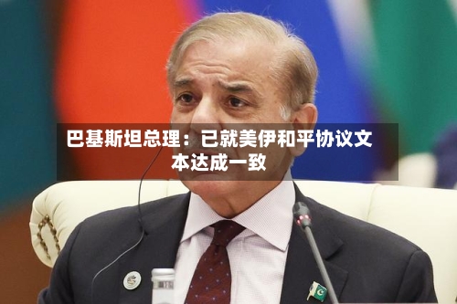 巴基斯坦总理：已就美伊和平协议文本达成一致