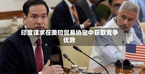印度谋求在美印贸易协定中获取竞争优势