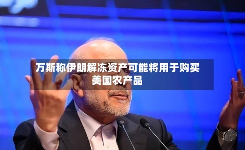 万斯称伊朗解冻资产可能将用于购买美国农产品-第2张图片
