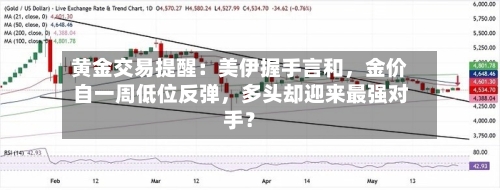 黄金交易提醒：美伊握手言和，金价自一周低位反弹，多头却迎来最强对手？-第2张图片