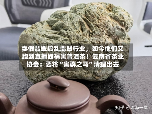 卖假翡翠搞乱翡翠行业，如今他们又跑到直播间祸害普洱茶！云南省茶业协会：要将“害群之马	”清理出去-第2张图片