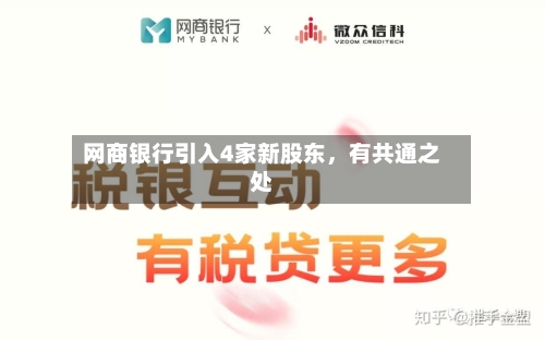 网商银行引入4家新股东	，有共通之处-第2张图片