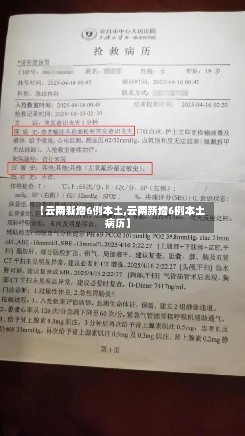 【云南新增6例本土,云南新增6例本土病历】-第2张图片