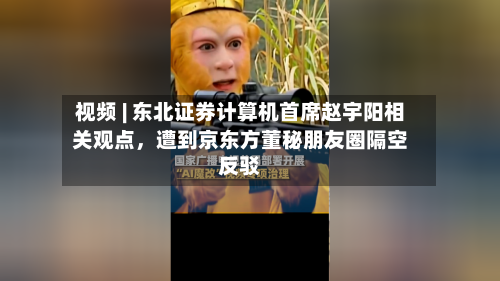 视频 | 东北证券计算机首席赵宇阳相关观点，遭到京东方董秘朋友圈隔空反驳