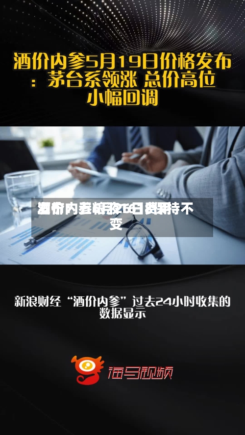 酒价内参6月26日费用发布：五粮液1618保持不变-第3张图片