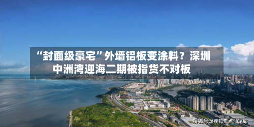 “封面级豪宅”外墙铝板变涂料？深圳中洲湾迎海二期被指货不对板-第2张图片